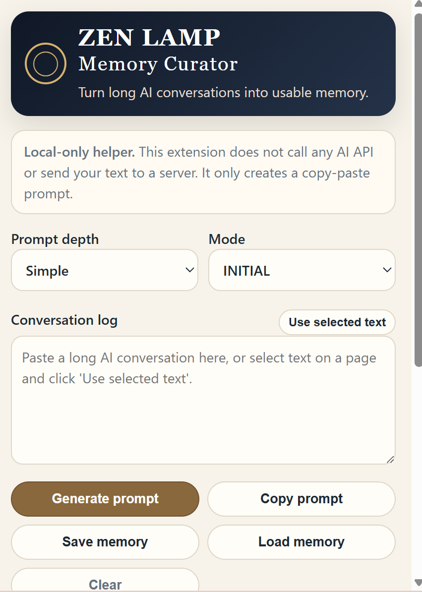 Memory Curator screenshot